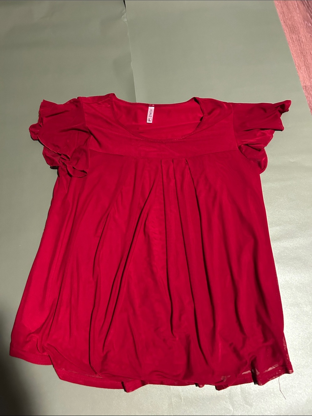 Red Work Top